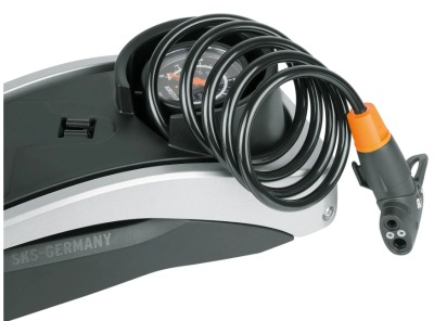 SKS Fu&szlig;tretpumpe Airstep AV/DV/SV, sw, mit Manometer, 7bar/102PSI Produktbild 1