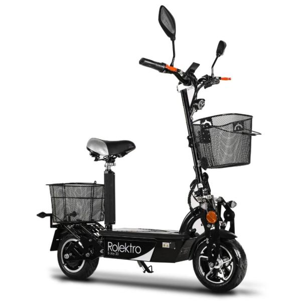 Rolektro, E-Joy 20, Schwarz, 36V-12AH Blei-Gel Akkus, 500 Watt