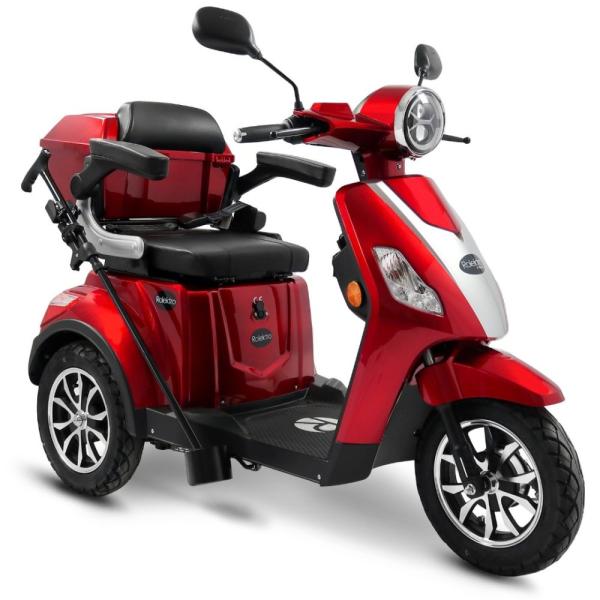 Rolektro, E-Trike 15 V.3 Lithium, Rot, 60-30AH Akku, 1000 Watt