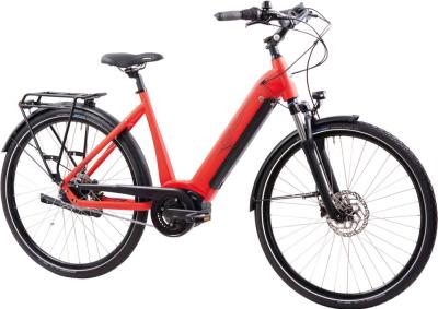 BBF E-City Bato Wave Bosch Active Line 400 Wh 28 Zoll RH 50 cm rot matt Produktbild 1