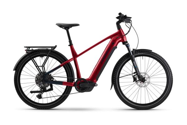 Haibike TREKKING 7 HIGH i800Wh 11-G Cues   25-27 HB BCXK GL_dyn. red blue Rh M 45