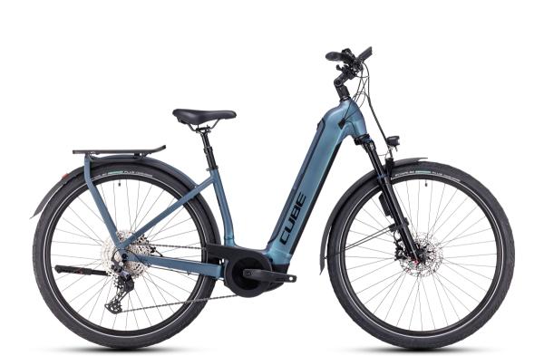 Cube Kathmandu Hybrid ABS 750 smaragdgrey'n'blue Gr&ouml;&szlig;e: Easy Entry 54 cm / M