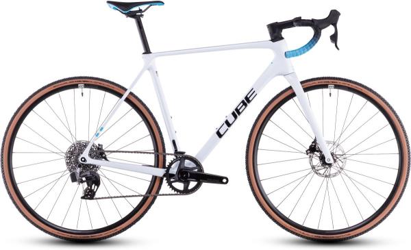 Cube Cross Race C:62 Race polarwhite'n'blue Gr&ouml;&szlig;e: 58 cm