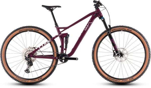Cube Stereo ONE22 Race wine'n'grey Gr&ouml;&szlig;e: M