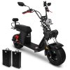 Rolektro, E-Chopper45 Lithium-2, Schwarz, 2 x 60V-25,6Ah Akkus, 3000 Watt