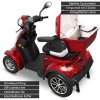 Rolektro, E-Quad 15, Rot, 60V-20Ah Bleigel Akkus, 1000 Watt