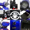 Rolektro, E-Quad 25 V.2, Blau, 60V-20Ah Bleigel Akkus, 1000 Watt
