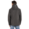 3in1 Smart Jacket - 100% reflektierend & wasserdicht mit Fleece Zipp-In - Reflective / Black / L