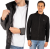 3in1 Smart Jacket - 100% reflektierend & wasserdicht mit Fleece Zipp-In - Reflective / Black / L