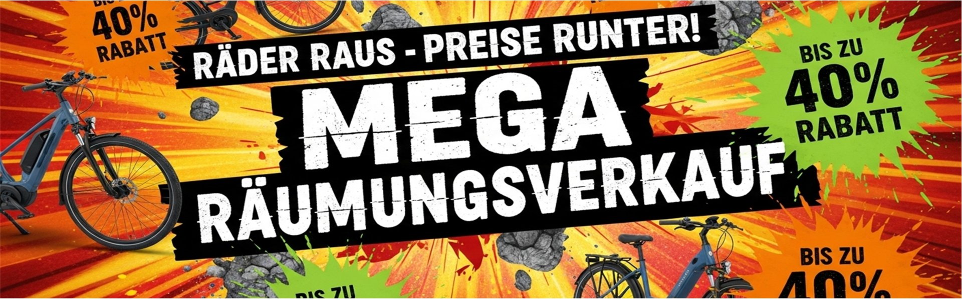 Mega Räumungsverkauf